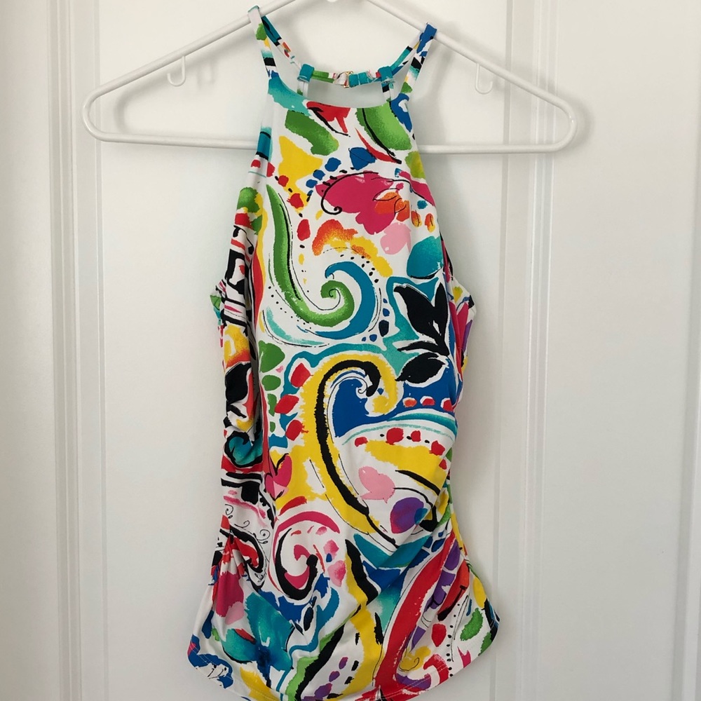 Anne Cole High Neck tankini top